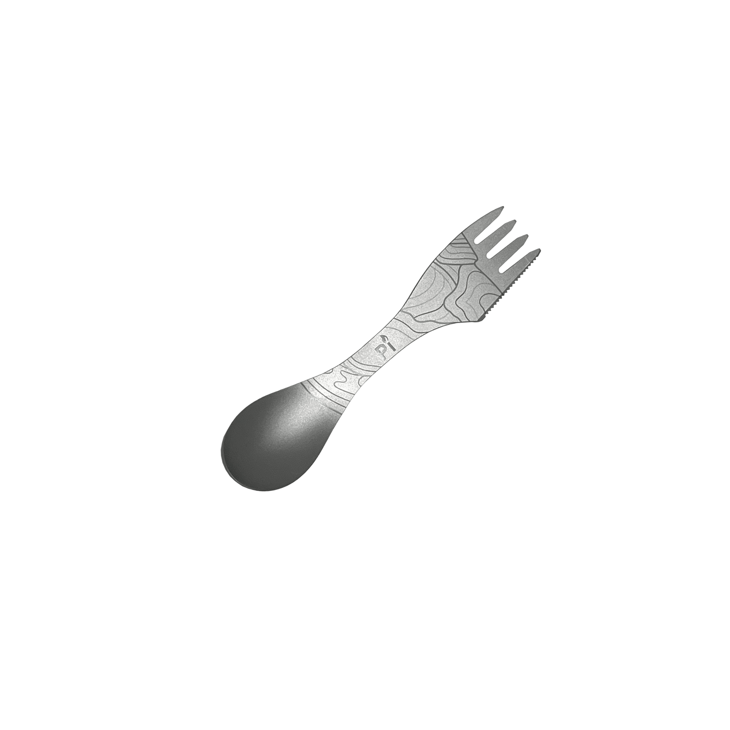 Ultralight & Durable Titanium 3-in-1 Compact and Portable Spork 26g