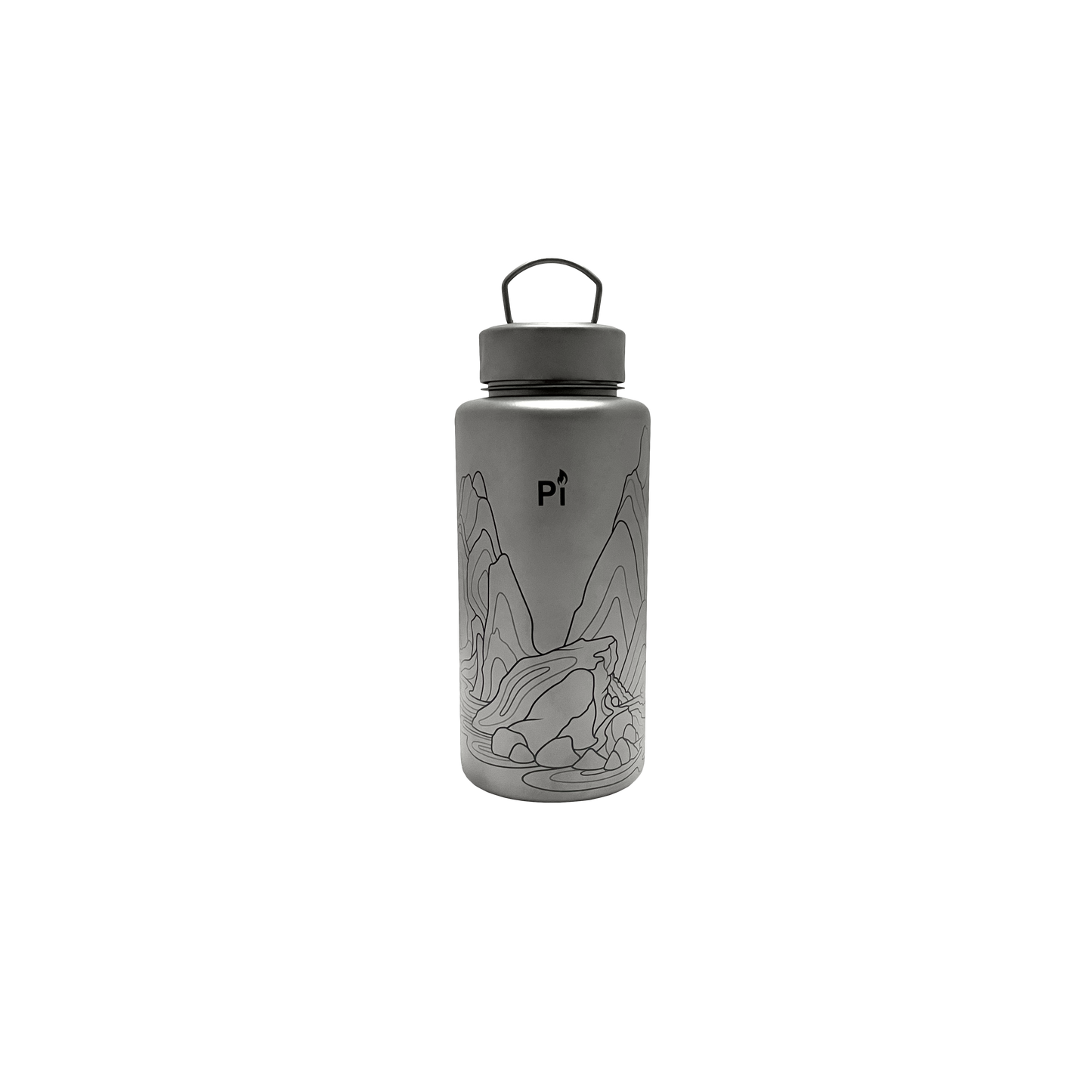Ultralight & Durable Titanium 1000ml Water Bottle Canteen 1000ml