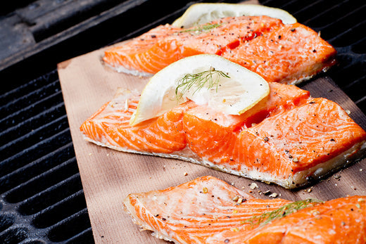 Cedar plank salmon