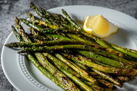 Grilled asparagus