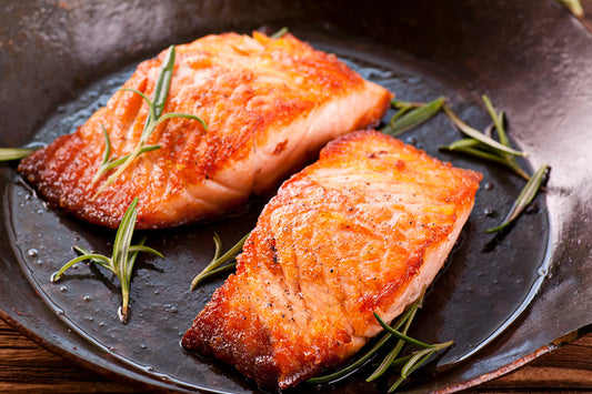 Grilled Honey garlic salmon