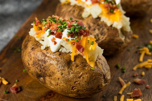 Smokey loaded baked potato